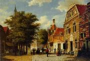 European city landscape, street landsacpe, construction, frontstore, building and architecture. 289 unknow artist